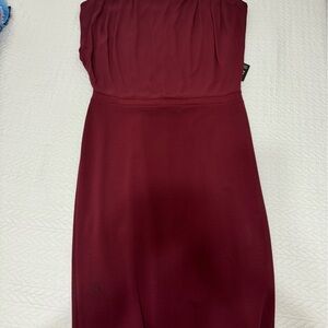 NWT - DKNY Maroon cocktail dress